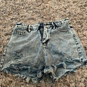 shein denim shorts